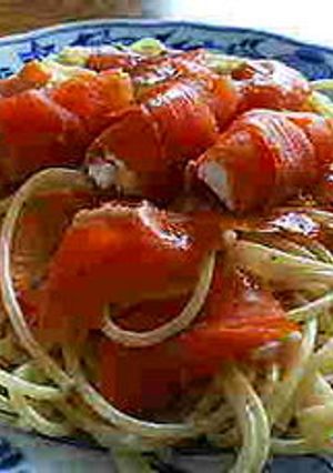 サーモンとサワークリームのパスタ-レシピのメイン写真