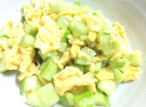懐かしい北京の食堂の味！白瓜と卵炒め-レシピのメイン写真