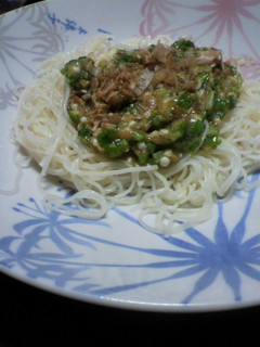 ねばねば梅オクラそうめん-レシピのメイン写真