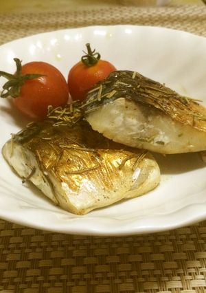 お手軽！塩サバの香草焼き-レシピのメイン写真