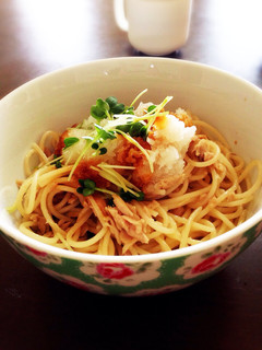 簡単!ツナと大根おろしのパスタ-レシピのメイン写真