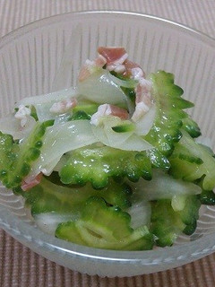 ひよこさんちのゴーヤサラダ-レシピのメイン写真