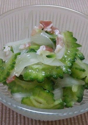 ひよこさんちのゴーヤサラダ-レシピのメイン写真
