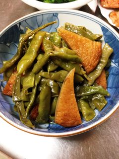 インゲンとさつま揚げの煮物-レシピのメイン写真