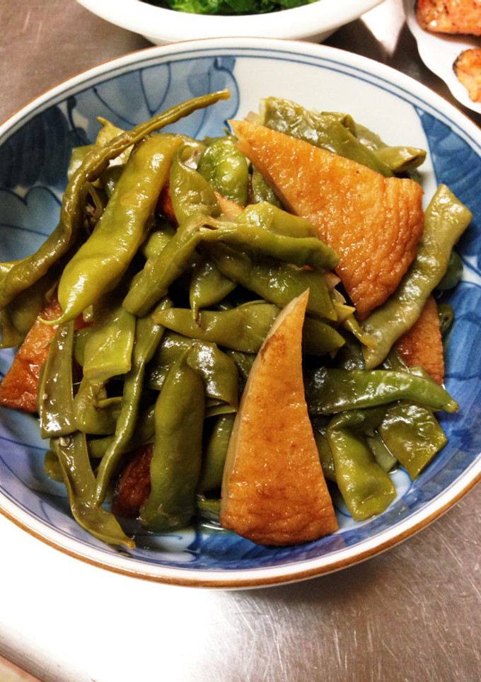インゲンとさつま揚げの煮物-レシピのメイン写真