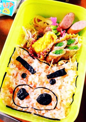 超簡単！キャラ弁♡ぶりぶりざえもん-レシピのメイン写真