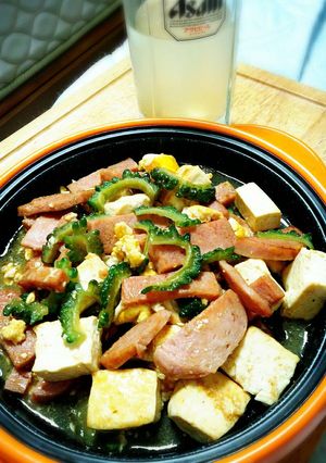 パパ特製♡ｺﾞｰﾔﾁｬﾝﾌﾟﾙｰ(^^)-レシピのメイン写真