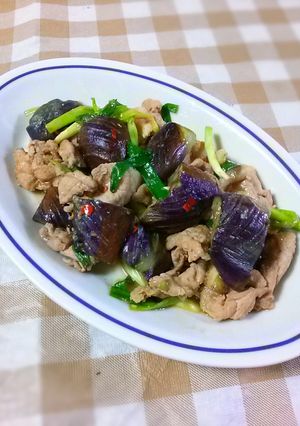 豚肉となすのニンニク味噌炒め**ピリ辛-レシピのメイン写真