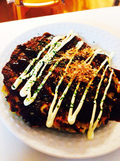 まるでとろろ入り!!オクラのお好み焼き-レシピのメイン写真