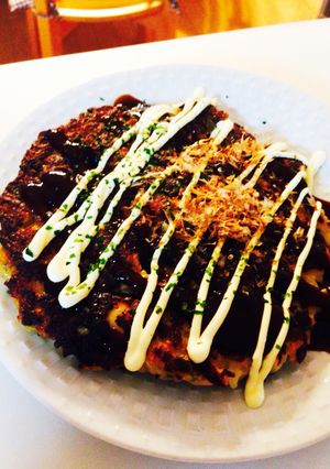 まるでとろろ入り！！オクラのお好み焼き-レシピのメイン写真