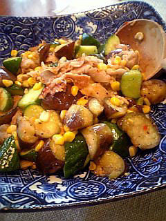 豚肉と夏野菜のスイートチリソース炒め-レシピのメイン写真