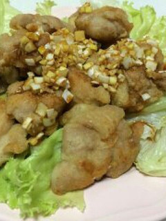 ネギだれ鶏唐-レシピのメイン写真