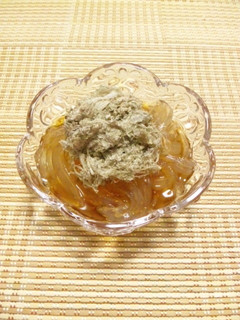ダイエットにも ところてんにとろろ昆布♪-レシピのメイン写真