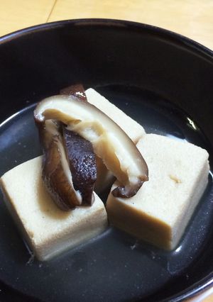 高野豆腐としいたけ-レシピのメイン写真