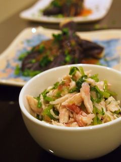 ささみとせりの梅肉和え-レシピのメイン写真