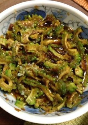 苦味なし!ゴーヤのポン酢漬け-レシピのメイン写真