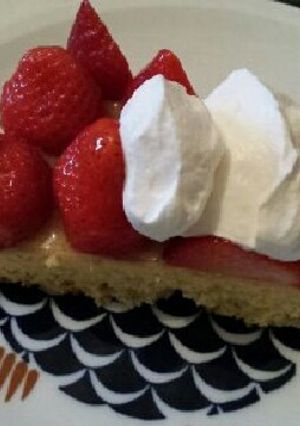 ビスキュイで超シンプル苺ケーキ-レシピのメイン写真