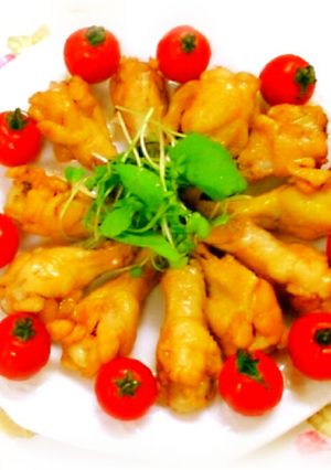鶏手羽元のマンゴージャム煮(^^)/-レシピのメイン写真