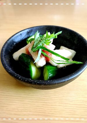 梅きゅ〜長芋大葉和え-レシピのメイン写真