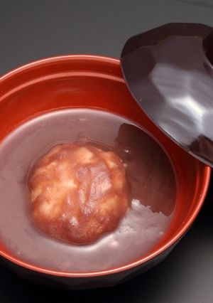 介護食 さっくりお餅のお汁粉-レシピのメイン写真