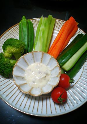 材料3つ★1分で☆バーニャカウダ風ソース-レシピのメイン写真