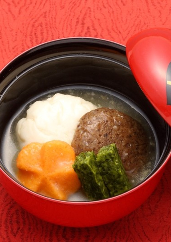 介護食　さっくりお餅のお雑煮-レシピのメイン写真