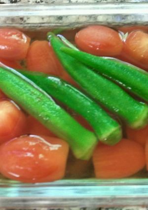 トマトとオクラの煮浸し-レシピのメイン写真