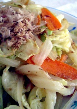 おかか風味の焼きうどん-レシピのメイン写真