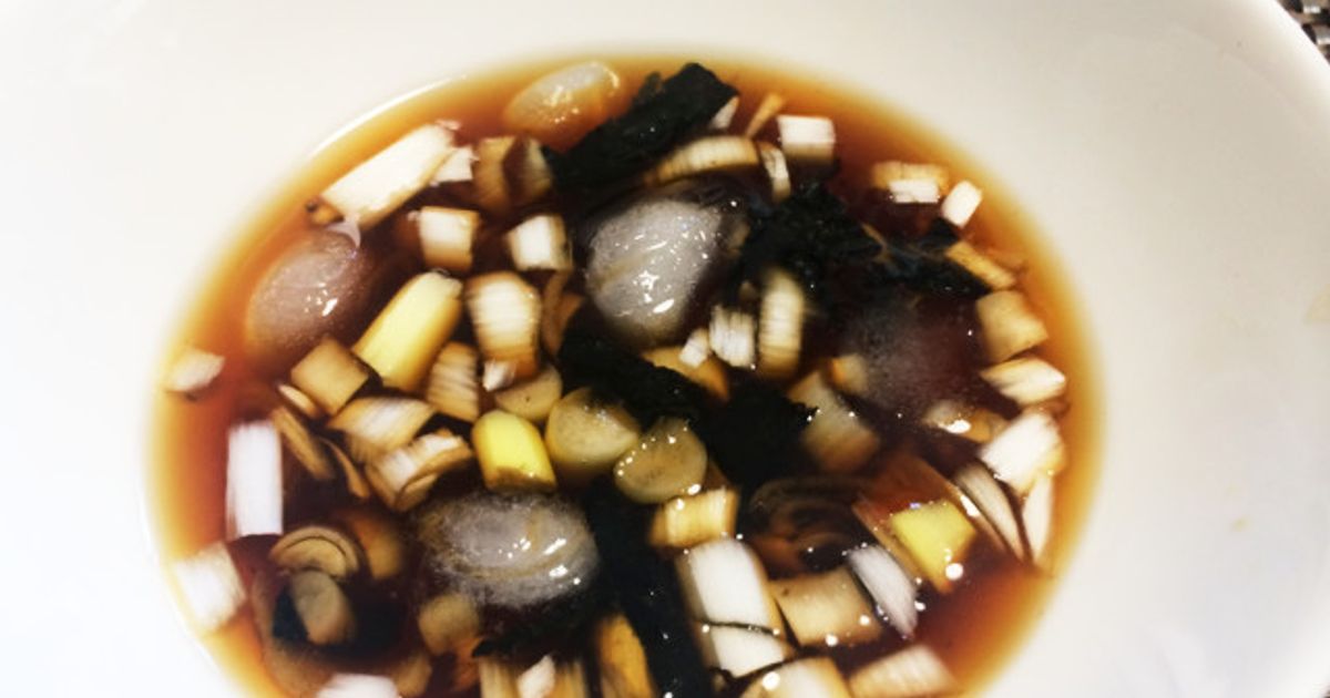 即席めんつゆ by むらきんぐ 【クックパッド】 簡単おいしいみんなの