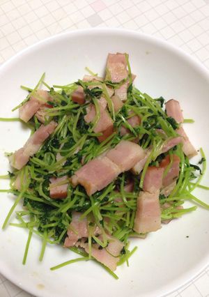 簡単で美味しい豆苗-レシピのメイン写真