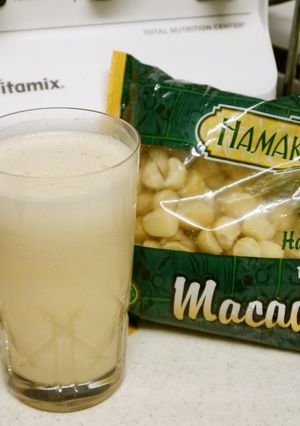 ナッツでアイスミルクティー　牛乳不使用　-レシピのメイン写真