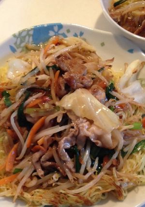 塩焼きそばで固焼きそば-レシピのメイン写真