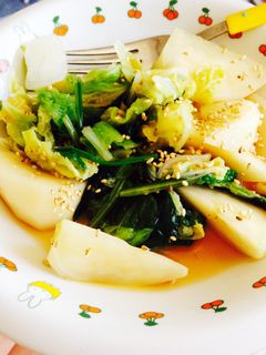 かぶと白菜とほうれん草のおひたし-レシピのメイン写真