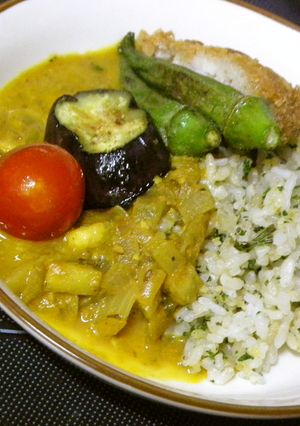 完熟バナナと夏野菜のインドカレー☆-レシピのメイン写真