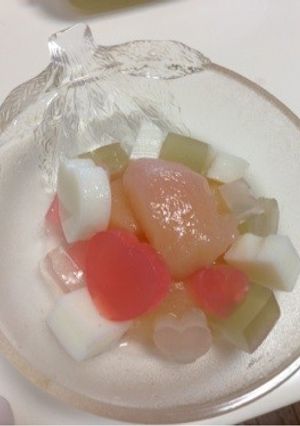 桃のデザート-レシピのメイン写真