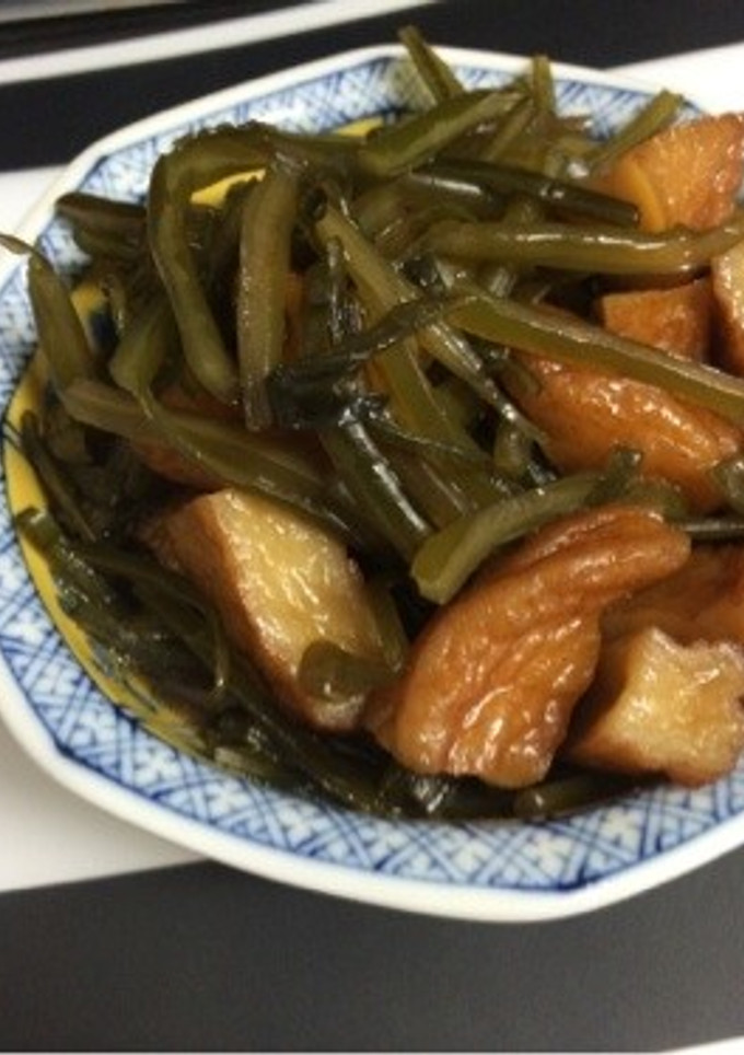 茎わかめとさつま揚げ煮-レシピのメイン写真