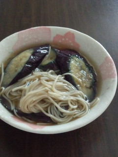 茄子と素麺のめんつゆ浸し-レシピのメイン写真