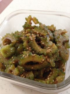子供も食べる☆ゴーヤの胡麻和え-レシピのメイン写真