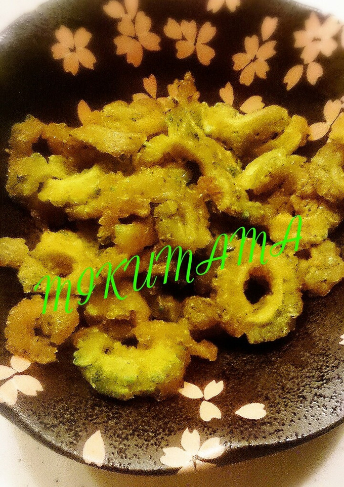 揚げない!!ゴーヤのカレー唐揚げ♡-レシピのメイン写真
