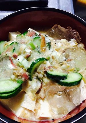 食欲無い時や暑い日にはコレ！冷や汁-レシピのメイン写真