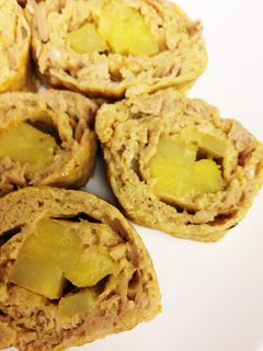 一味違う♡ポテト入り!ツナ卵焼き♡-レシピのメイン写真