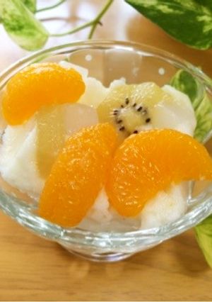 ヨーグルト寒天-レシピのメイン写真