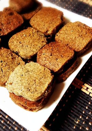 簡単・卵無♡黒ゴマ香るさくさくクッキー-レシピのメイン写真