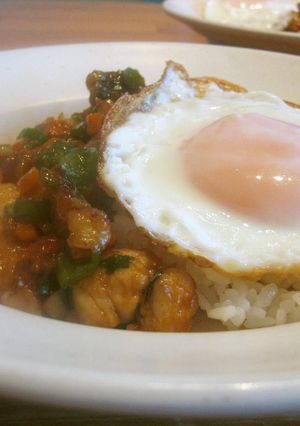 簡単さばカフェ飯♪ガパオ風サバヲライス☆-レシピのメイン写真