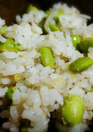 しらすの炊き込みご飯☆枝豆入り-レシピのメイン写真