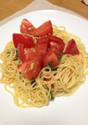 たらことトマトの冷たいパスタ♡-レシピのメイン写真