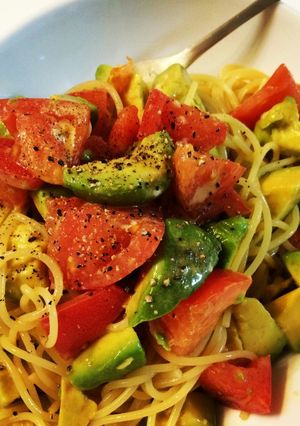 アボカド冷製パスタ-レシピのメイン写真