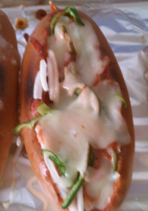 朝食、ランチに！　ピザ　ドッグ-レシピのメイン写真