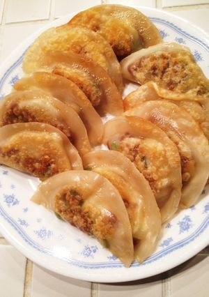チーズオクラ納豆餃子-レシピのメイン写真