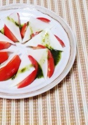 スライスチーズでカプレーゼ-レシピのメイン写真